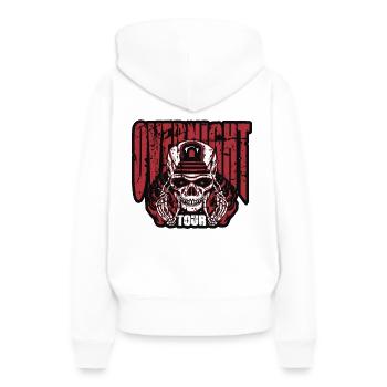 les fantômes sont réels et ils sont effrayants - Sweat à capuche Premium bio Femme - blanc - Dos - Julia (174cm)