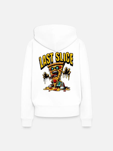 Last Slice - Frauen Premium Bio Hoodie - Weiß