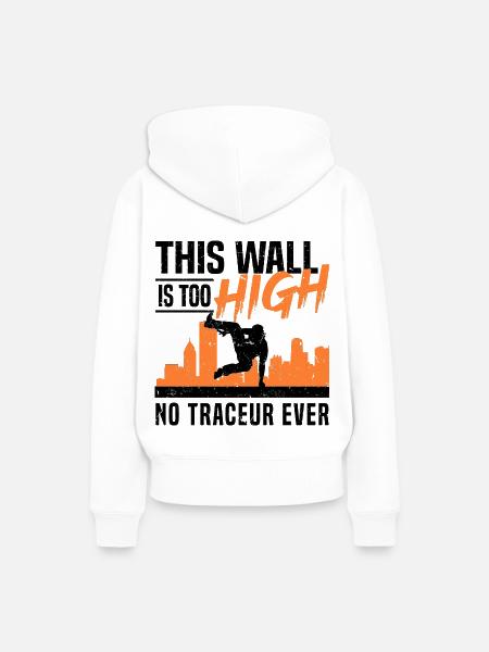 Parkour - Frauen Premium Bio Hoodie - Weiß