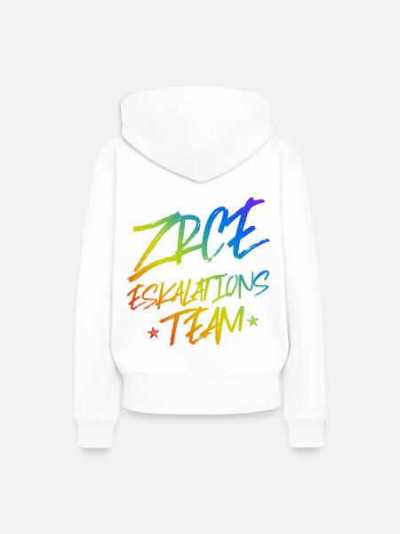 Zrce Eskalation - Frauen Premium Bio Hoodie - Weiß