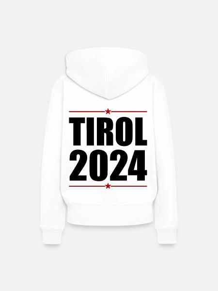 Tirol 2024 - Frauen Premium Bio Hoodie - Weiß