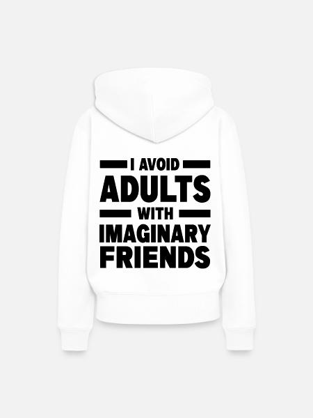 Atheismus - Frauen Premium Bio Hoodie - Weiß