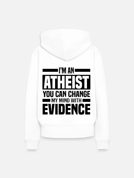 Atheismus - Frauen Premium Bio Hoodie - Weiß