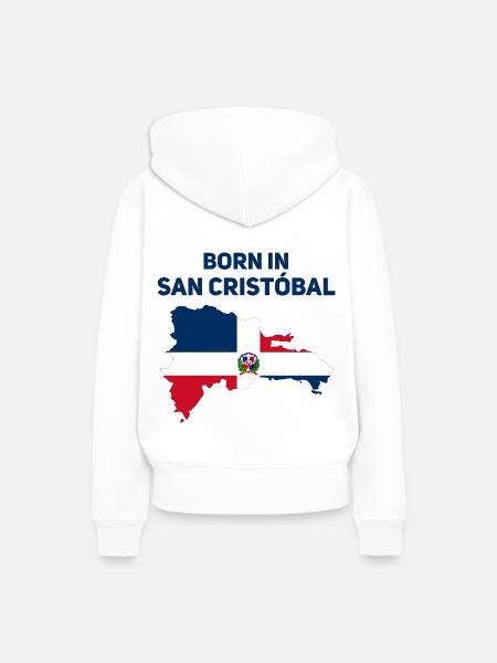 San Cristobal - Frauen Premium Bio Hoodie - Weiß