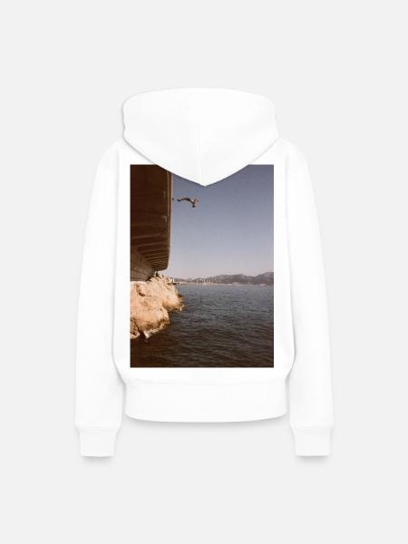 Gegen die Welt - Frauen Premium Bio Hoodie - Weiß