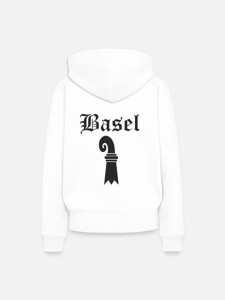 Baselerstab - Frauen Premium Bio Hoodie - Weiß