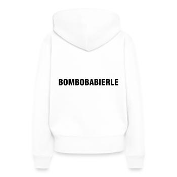 Schwabenland Souabe Souabe Idée de cadeau - Sweat à capuche Premium bio Femme - blanc - Dos - Julia (174cm)