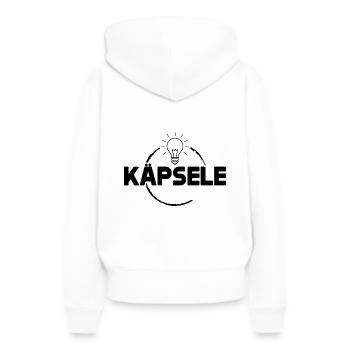 Käpsele Schwabe Souabe souabe cadeau souabe - Sweat à capuche Premium bio Femme - blanc - Dos - Julia (174cm)