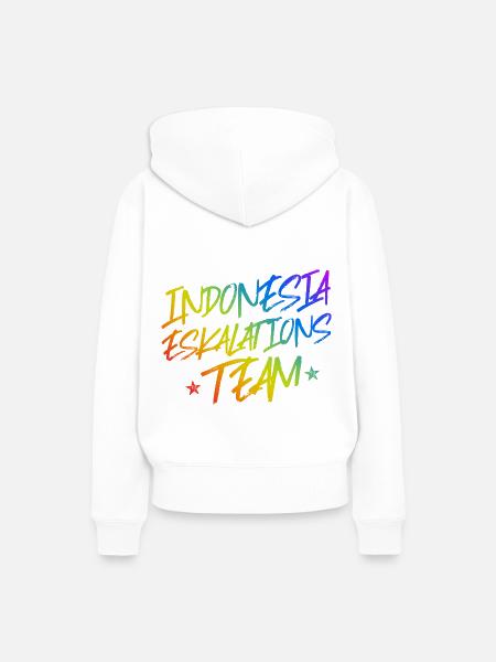 Indonesien Eskalation - Frauen Premium Bio Hoodie - Weiß