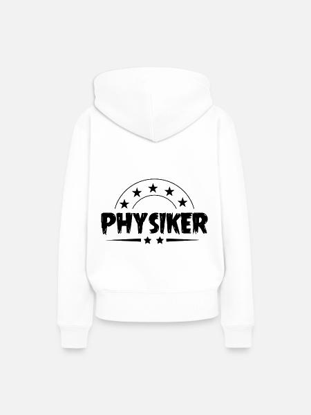 Physiker Beruf - Frauen Premium Bio Hoodie - Weiß