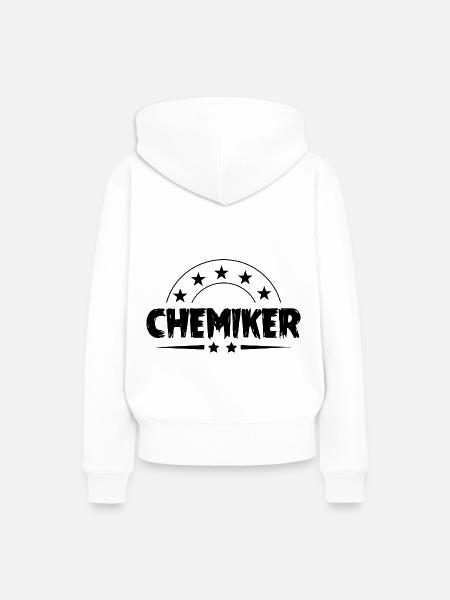 Chemiker Beruf - Frauen Premium Bio Hoodie - Weiß