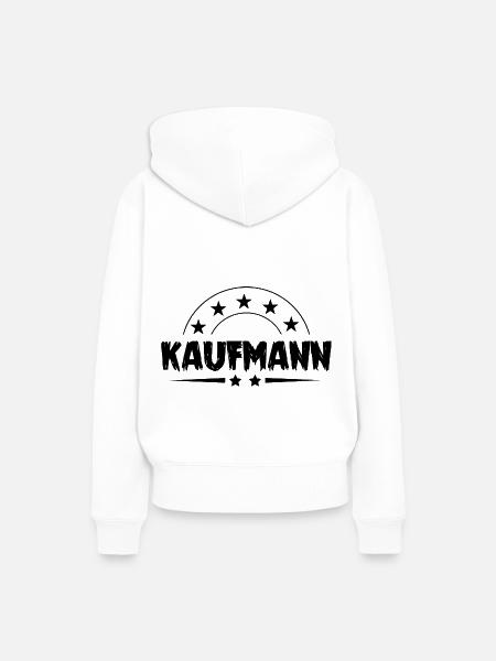 Kaufmann Beruf - Frauen Premium Bio Hoodie - Weiß