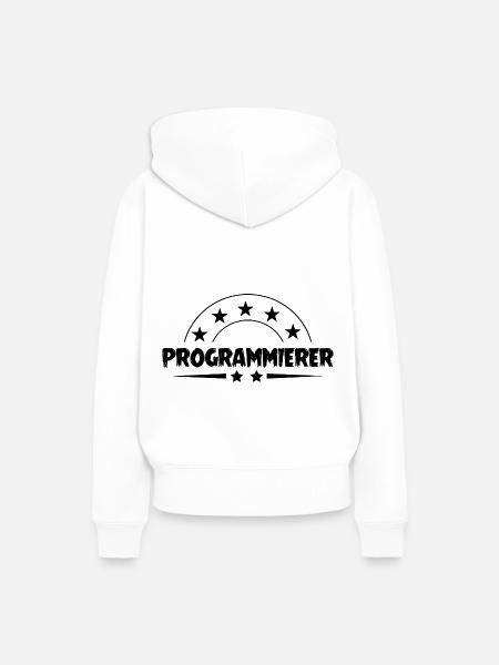 Programmierer Beruf - Frauen Premium Bio Hoodie - Weiß