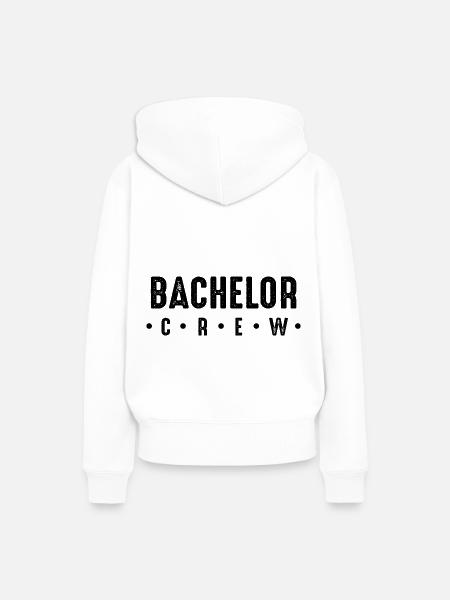 Bachelor Crew - Frauen Premium Bio Hoodie - Weiß