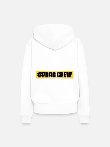 Prag Crew - Frauen Premium Bio Hoodie - Weiß