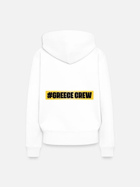 Greece Crew - Frauen Premium Bio Hoodie - Weiß