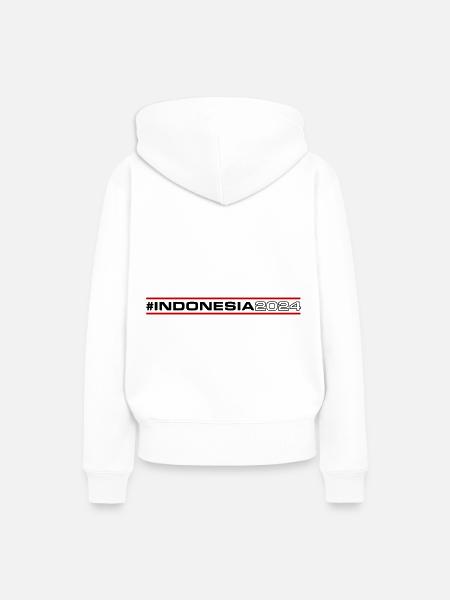 Indonesia 2024 - Frauen Premium Bio Hoodie - Weiß