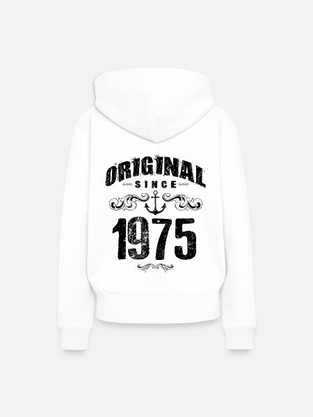 1975 original since - Frauen Premium Bio Hoodie - Weiß
