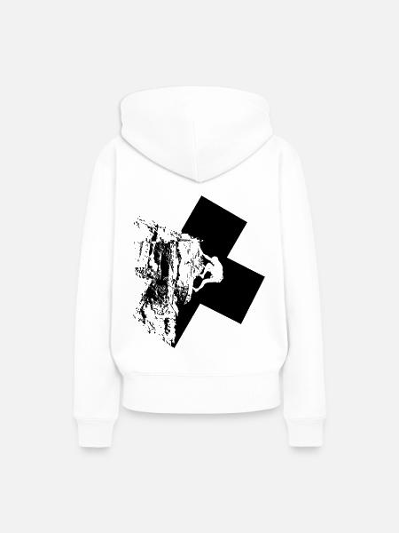 Eskalieren - Frauen Premium Bio Hoodie - Weiß