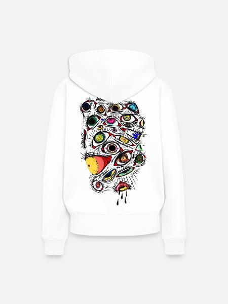Amass der Klarheit - Frauen Premium Bio Hoodie - Weiß