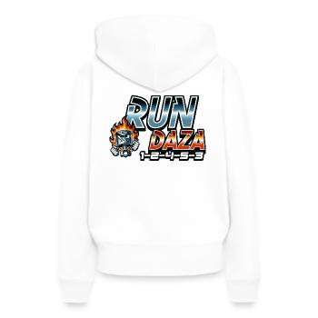 Speed Freak RS3. TTRS. - Frauen Premium Bio Hoodie - Weiß - Hinten - Julia (174cm)