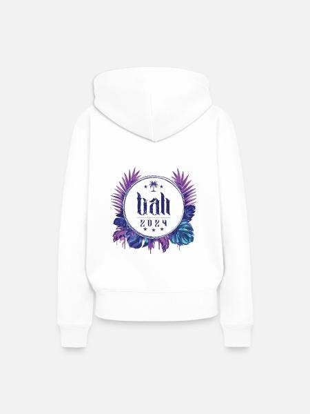 Bali 2024 - Frauen Premium Bio Hoodie - Weiß