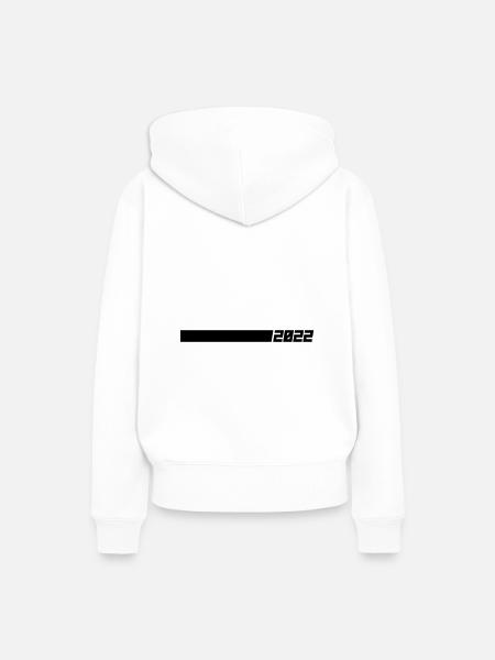 2022 - Frauen Premium Bio Hoodie - Weiß