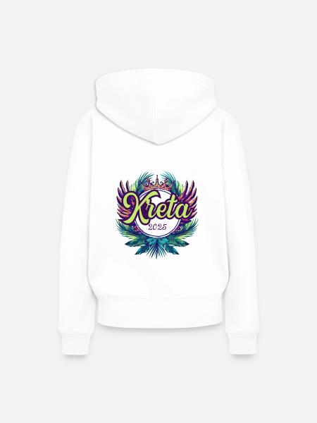 Kreta 2025 Team - Frauen Premium Bio Hoodie - Weiß