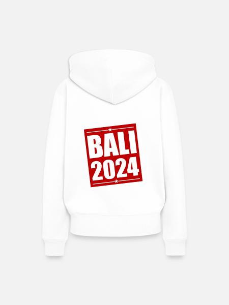 Bali 2024 - Frauen Premium Bio Hoodie - Weiß