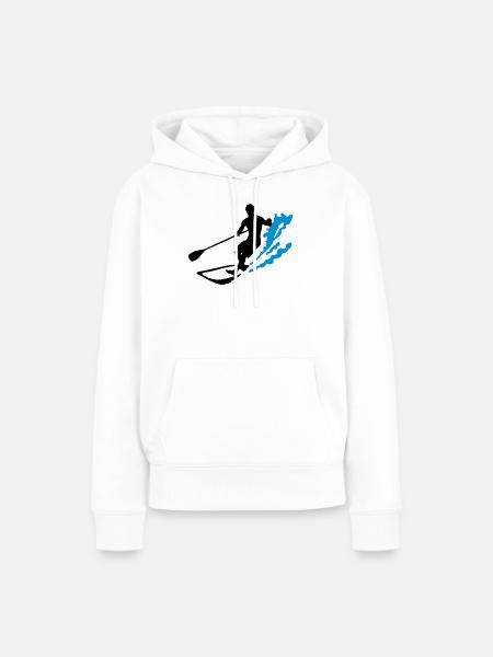 stand up paddling - Frauen Premium Bio Hoodie - Weiß