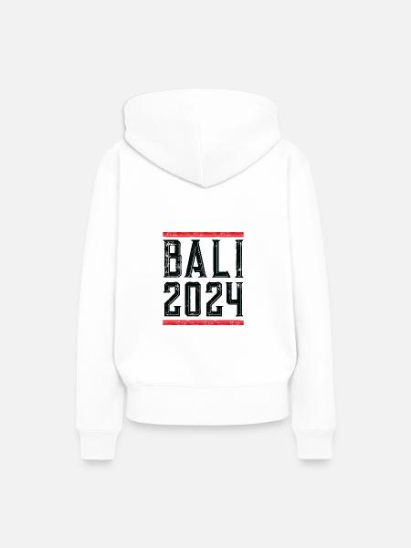 Bali 2024 - Frauen Premium Bio Hoodie - Weiß