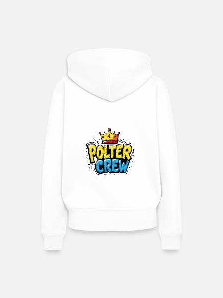 Polter Crew - Frauen Premium Bio Hoodie - Weiß