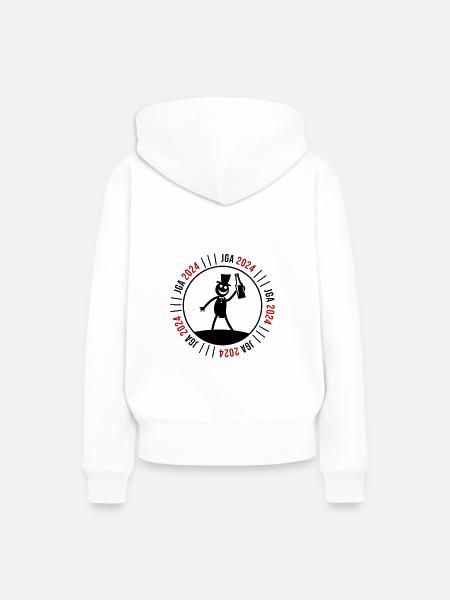Junggesellen Abschied 2024 - Frauen Premium Bio Hoodie - Weiß