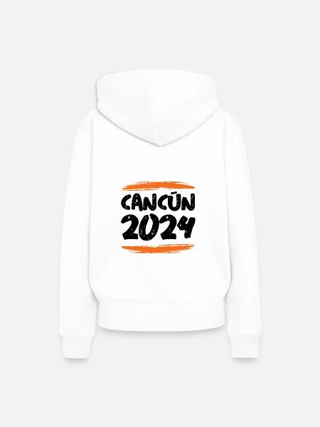 Cancun 2024 - Frauen Premium Bio Hoodie - Weiß