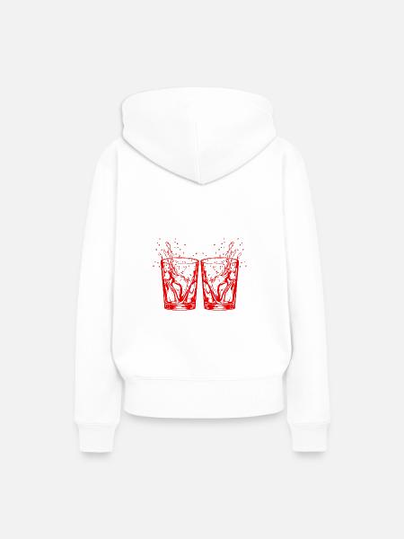 Tequila Drink - Frauen Premium Bio Hoodie - Weiß