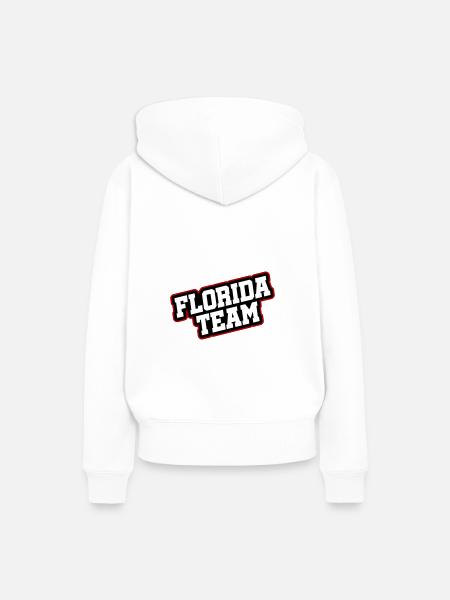 Florida Team - Frauen Premium Bio Hoodie - Weiß