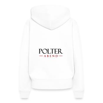 Enterrement de vie de garçon enterrement de vie de garçon - Sweat à capuche Premium bio Femme - blanc - Dos - Julia (174cm)