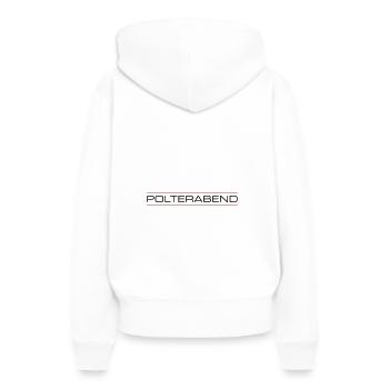 Enterrement de vie de garçon enterrement de vie de garçon - Sweat à capuche Premium bio Femme - blanc - Dos - Julia (174cm)
