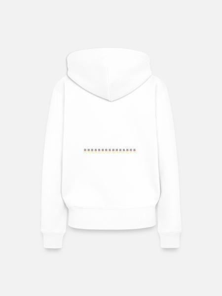 Deutschland Linie - Frauen Premium Bio Hoodie - Weiß