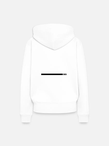 2025 Jahr - Frauen Premium Bio Hoodie - Weiß