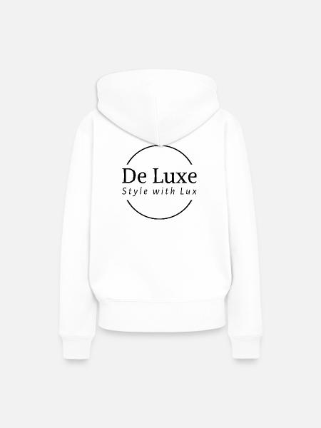 De Luxe - Frauen Premium Bio Hoodie - Weiß