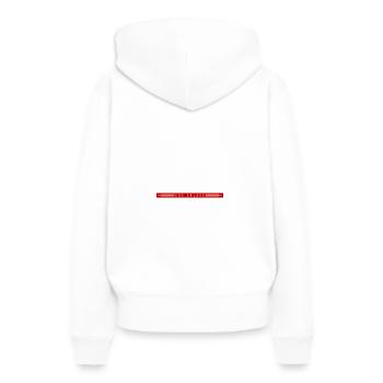 Ehesklave Jga Spruch - Frauen Premium Bio Hoodie - Weiß - Hinten - Julia (174cm)