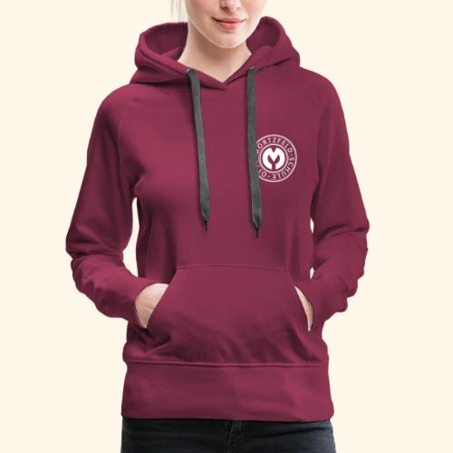 Otto-Mortzfeld-Schule Logo weiss - Frauen Premium Hoodie