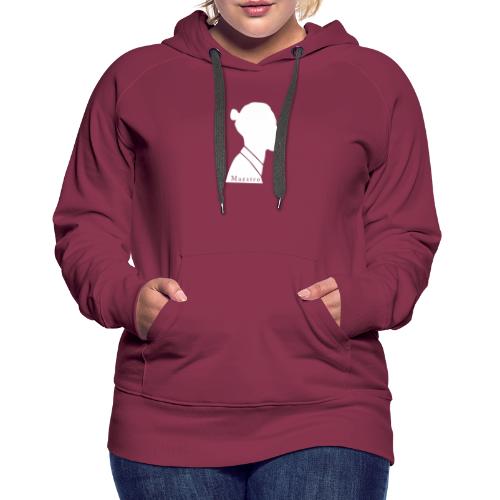 Maestro, wit - Vrouwen Premium hoodie