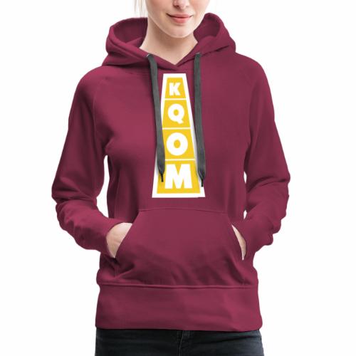 KQOM - Felpa con cappuccio premium da donna