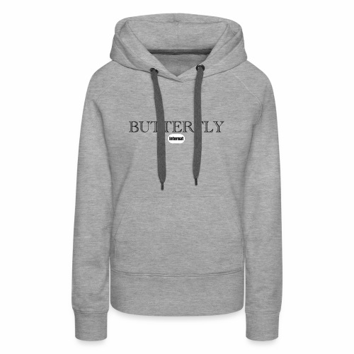 pap/butterfly - Sweat-shirt à capuche Premium pour femmes