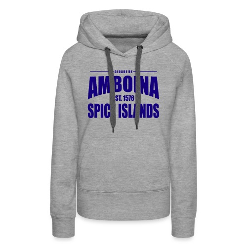 Cidade de Amboina - Blue - Vrouwen Premium hoodie