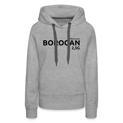 Borogan Effervescent 2,5G - Sweat-shirt à capuche Premium pour femmes