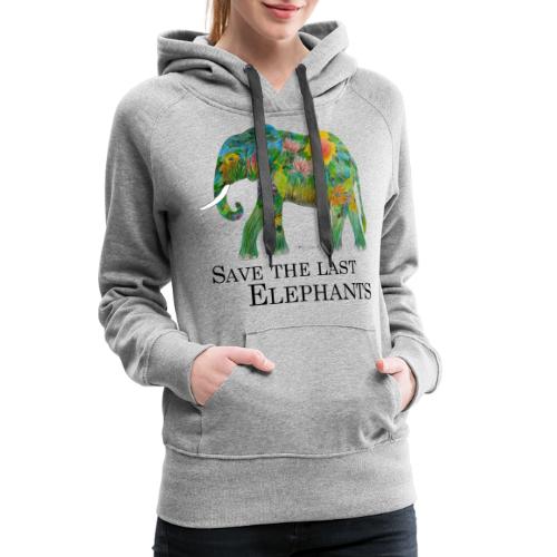 Save The Last Elephants - Frauen Premium Hoodie