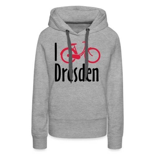 I Bike Dresden - Hollandrad - Frauen Premium Hoodie
